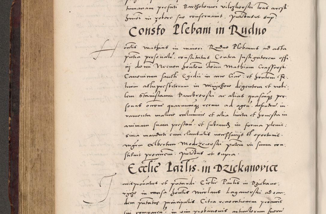 Zdjęcie nr 482 dla obiektu archiwalnego: Acta actorum causarum, sentenciarum tam diffinitivarum quam interloquutoriarum, decretorum, obligationum, quietationum et constitucionum procuratorum coram reverendo domino Bartholomeo Ganthkowski cancellario Gnesnensi, archidiacono et reverendissimi in Christo patris domini Andree Dei gratia episcopi Cracoviensis vicario in spiritualibus generali Cracoviensi ad annum Domini millesimum quingentesimum quingentesimum secundum, cuius indictio decima, pontificatus Julii pape tercii, annus tercius, foeliciter continuantur.