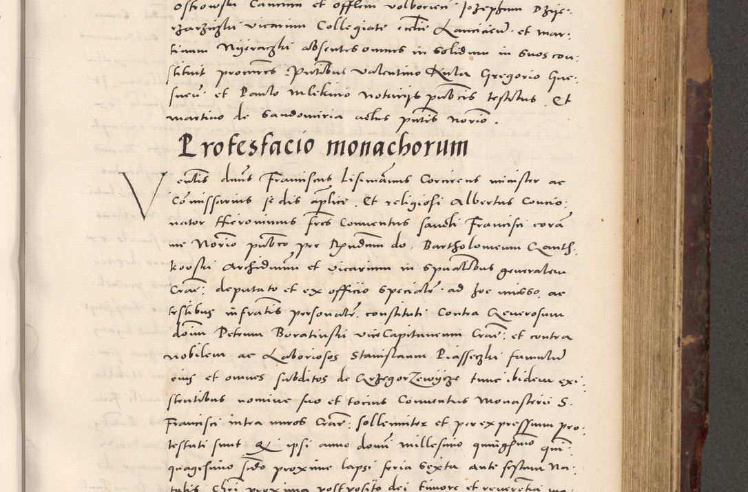 Zdjęcie nr 477 dla obiektu archiwalnego: Acta actorum causarum, sentenciarum tam diffinitivarum quam interloquutoriarum, decretorum, obligationum, quietationum et constitucionum procuratorum coram reverendo domino Bartholomeo Ganthkowski cancellario Gnesnensi, archidiacono et reverendissimi in Christo patris domini Andree Dei gratia episcopi Cracoviensis vicario in spiritualibus generali Cracoviensi ad annum Domini millesimum quingentesimum quingentesimum secundum, cuius indictio decima, pontificatus Julii pape tercii, annus tercius, foeliciter continuantur.