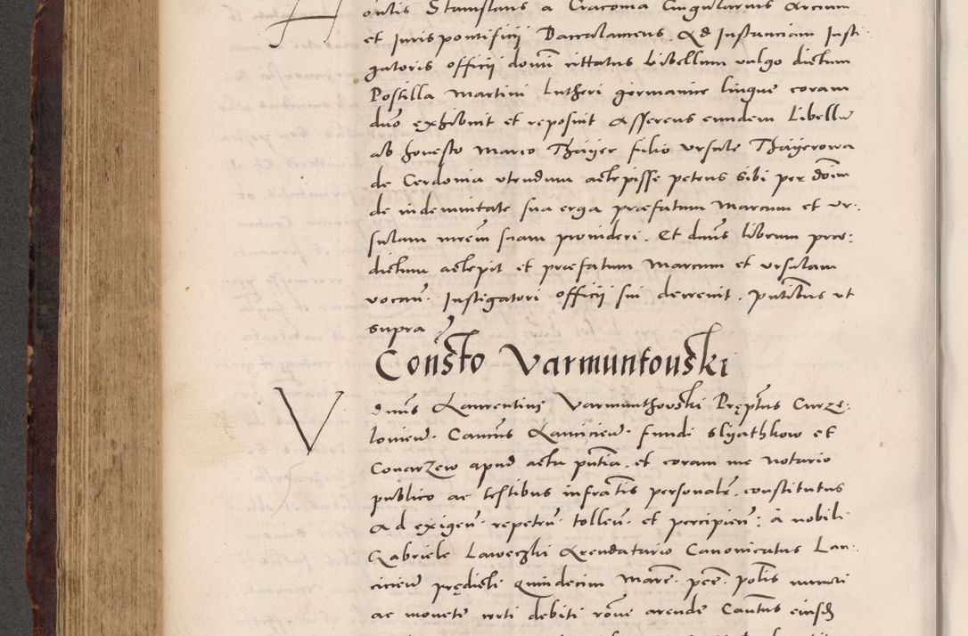 Zdjęcie nr 476 dla obiektu archiwalnego: Acta actorum causarum, sentenciarum tam diffinitivarum quam interloquutoriarum, decretorum, obligationum, quietationum et constitucionum procuratorum coram reverendo domino Bartholomeo Ganthkowski cancellario Gnesnensi, archidiacono et reverendissimi in Christo patris domini Andree Dei gratia episcopi Cracoviensis vicario in spiritualibus generali Cracoviensi ad annum Domini millesimum quingentesimum quingentesimum secundum, cuius indictio decima, pontificatus Julii pape tercii, annus tercius, foeliciter continuantur.