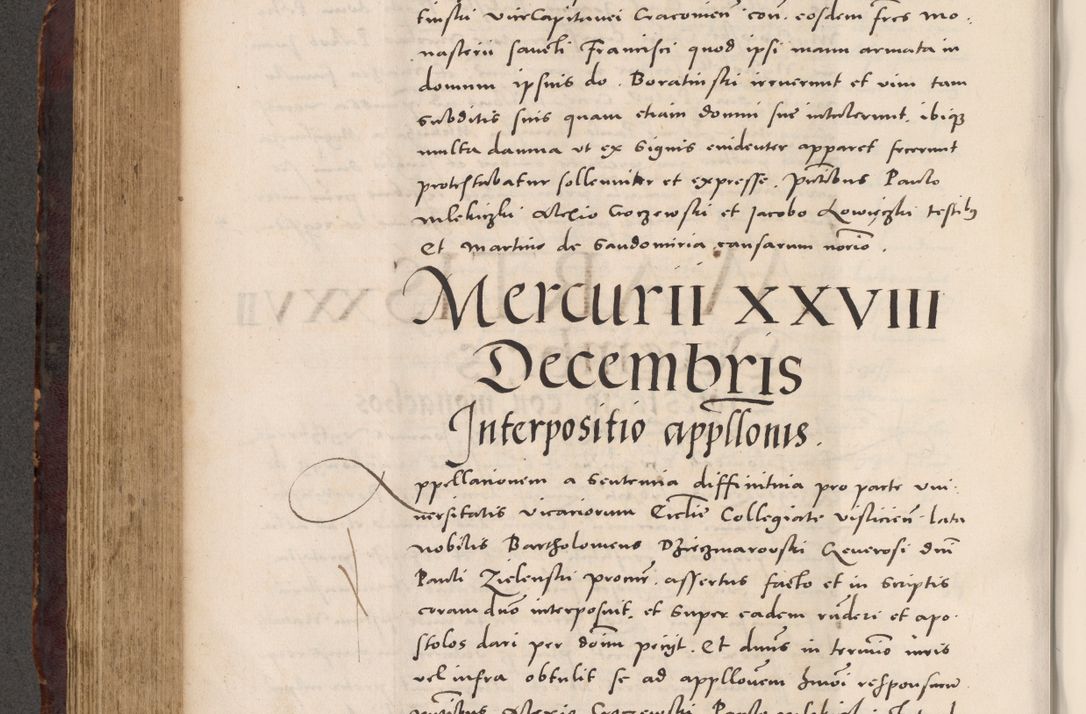 Zdjęcie nr 464 dla obiektu archiwalnego: Acta actorum causarum, sentenciarum tam diffinitivarum quam interloquutoriarum, decretorum, obligationum, quietationum et constitucionum procuratorum coram reverendo domino Bartholomeo Ganthkowski cancellario Gnesnensi, archidiacono et reverendissimi in Christo patris domini Andree Dei gratia episcopi Cracoviensis vicario in spiritualibus generali Cracoviensi ad annum Domini millesimum quingentesimum quingentesimum secundum, cuius indictio decima, pontificatus Julii pape tercii, annus tercius, foeliciter continuantur.
