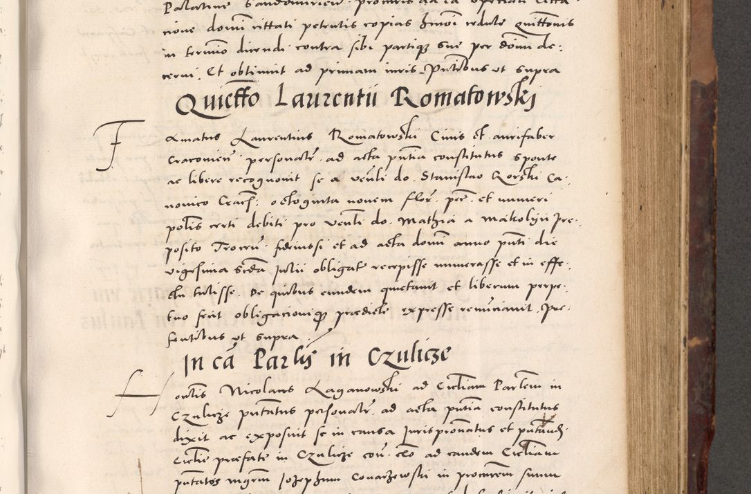 Zdjęcie nr 455 dla obiektu archiwalnego: Acta actorum causarum, sentenciarum tam diffinitivarum quam interloquutoriarum, decretorum, obligationum, quietationum et constitucionum procuratorum coram reverendo domino Bartholomeo Ganthkowski cancellario Gnesnensi, archidiacono et reverendissimi in Christo patris domini Andree Dei gratia episcopi Cracoviensis vicario in spiritualibus generali Cracoviensi ad annum Domini millesimum quingentesimum quingentesimum secundum, cuius indictio decima, pontificatus Julii pape tercii, annus tercius, foeliciter continuantur.