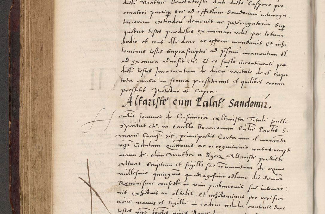 Zdjęcie nr 454 dla obiektu archiwalnego: Acta actorum causarum, sentenciarum tam diffinitivarum quam interloquutoriarum, decretorum, obligationum, quietationum et constitucionum procuratorum coram reverendo domino Bartholomeo Ganthkowski cancellario Gnesnensi, archidiacono et reverendissimi in Christo patris domini Andree Dei gratia episcopi Cracoviensis vicario in spiritualibus generali Cracoviensi ad annum Domini millesimum quingentesimum quingentesimum secundum, cuius indictio decima, pontificatus Julii pape tercii, annus tercius, foeliciter continuantur.