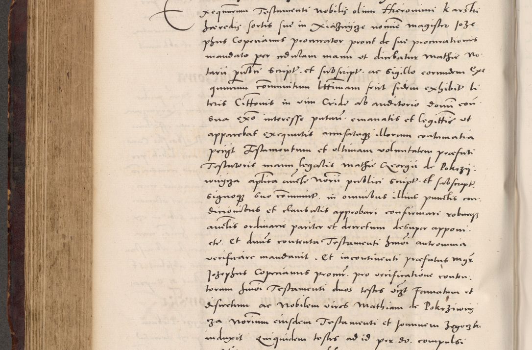 Zdjęcie nr 450 dla obiektu archiwalnego: Acta actorum causarum, sentenciarum tam diffinitivarum quam interloquutoriarum, decretorum, obligationum, quietationum et constitucionum procuratorum coram reverendo domino Bartholomeo Ganthkowski cancellario Gnesnensi, archidiacono et reverendissimi in Christo patris domini Andree Dei gratia episcopi Cracoviensis vicario in spiritualibus generali Cracoviensi ad annum Domini millesimum quingentesimum quingentesimum secundum, cuius indictio decima, pontificatus Julii pape tercii, annus tercius, foeliciter continuantur.