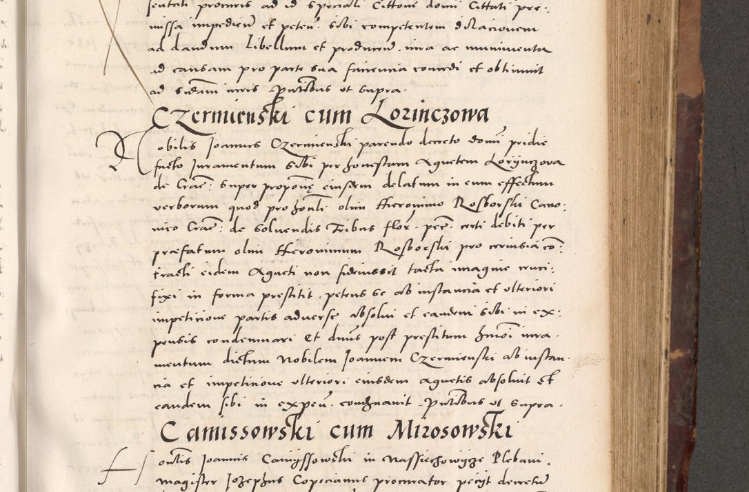Zdjęcie nr 449 dla obiektu archiwalnego: Acta actorum causarum, sentenciarum tam diffinitivarum quam interloquutoriarum, decretorum, obligationum, quietationum et constitucionum procuratorum coram reverendo domino Bartholomeo Ganthkowski cancellario Gnesnensi, archidiacono et reverendissimi in Christo patris domini Andree Dei gratia episcopi Cracoviensis vicario in spiritualibus generali Cracoviensi ad annum Domini millesimum quingentesimum quingentesimum secundum, cuius indictio decima, pontificatus Julii pape tercii, annus tercius, foeliciter continuantur.