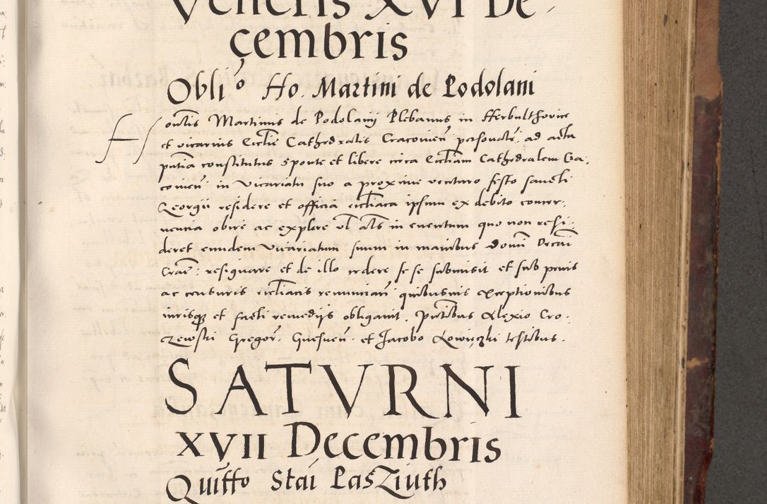 Zdjęcie nr 443 dla obiektu archiwalnego: Acta actorum causarum, sentenciarum tam diffinitivarum quam interloquutoriarum, decretorum, obligationum, quietationum et constitucionum procuratorum coram reverendo domino Bartholomeo Ganthkowski cancellario Gnesnensi, archidiacono et reverendissimi in Christo patris domini Andree Dei gratia episcopi Cracoviensis vicario in spiritualibus generali Cracoviensi ad annum Domini millesimum quingentesimum quingentesimum secundum, cuius indictio decima, pontificatus Julii pape tercii, annus tercius, foeliciter continuantur.