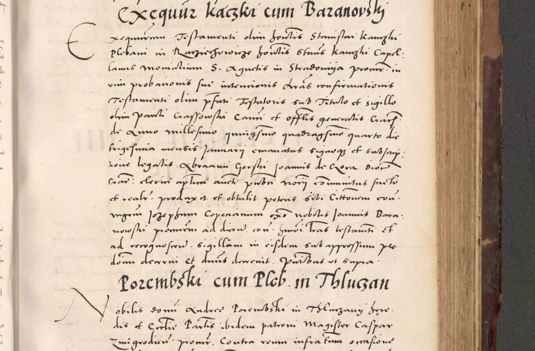 Zdjęcie nr 437 dla obiektu archiwalnego: Acta actorum causarum, sentenciarum tam diffinitivarum quam interloquutoriarum, decretorum, obligationum, quietationum et constitucionum procuratorum coram reverendo domino Bartholomeo Ganthkowski cancellario Gnesnensi, archidiacono et reverendissimi in Christo patris domini Andree Dei gratia episcopi Cracoviensis vicario in spiritualibus generali Cracoviensi ad annum Domini millesimum quingentesimum quingentesimum secundum, cuius indictio decima, pontificatus Julii pape tercii, annus tercius, foeliciter continuantur.