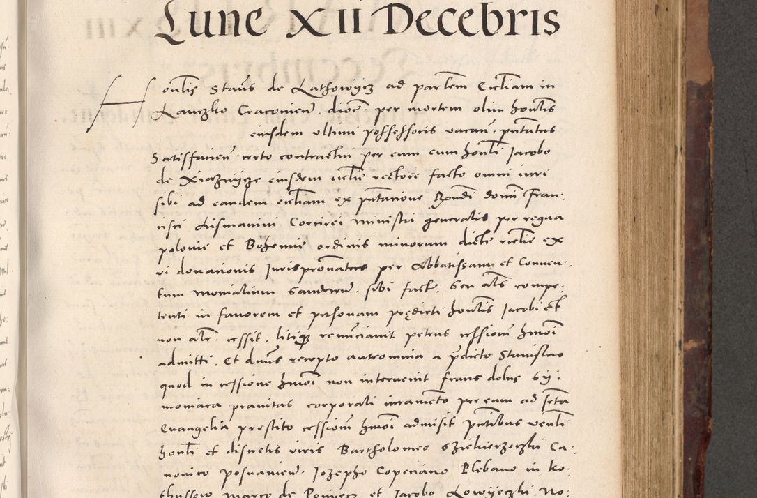 Zdjęcie nr 433 dla obiektu archiwalnego: Acta actorum causarum, sentenciarum tam diffinitivarum quam interloquutoriarum, decretorum, obligationum, quietationum et constitucionum procuratorum coram reverendo domino Bartholomeo Ganthkowski cancellario Gnesnensi, archidiacono et reverendissimi in Christo patris domini Andree Dei gratia episcopi Cracoviensis vicario in spiritualibus generali Cracoviensi ad annum Domini millesimum quingentesimum quingentesimum secundum, cuius indictio decima, pontificatus Julii pape tercii, annus tercius, foeliciter continuantur.