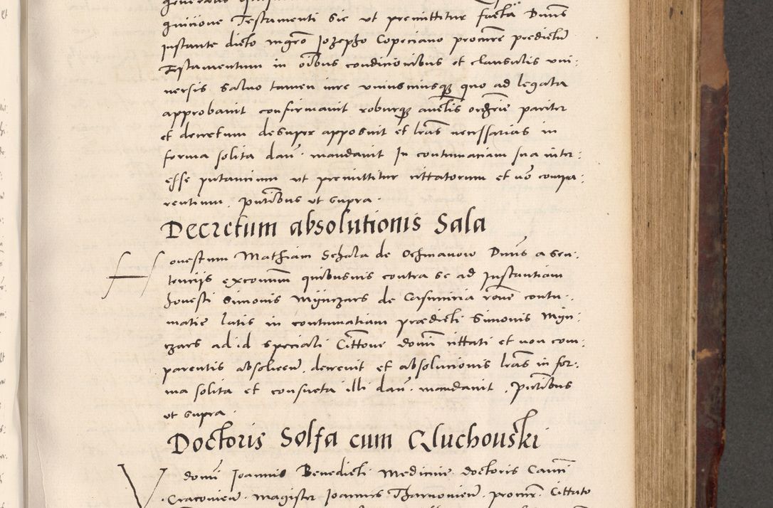 Zdjęcie nr 427 dla obiektu archiwalnego: Acta actorum causarum, sentenciarum tam diffinitivarum quam interloquutoriarum, decretorum, obligationum, quietationum et constitucionum procuratorum coram reverendo domino Bartholomeo Ganthkowski cancellario Gnesnensi, archidiacono et reverendissimi in Christo patris domini Andree Dei gratia episcopi Cracoviensis vicario in spiritualibus generali Cracoviensi ad annum Domini millesimum quingentesimum quingentesimum secundum, cuius indictio decima, pontificatus Julii pape tercii, annus tercius, foeliciter continuantur.