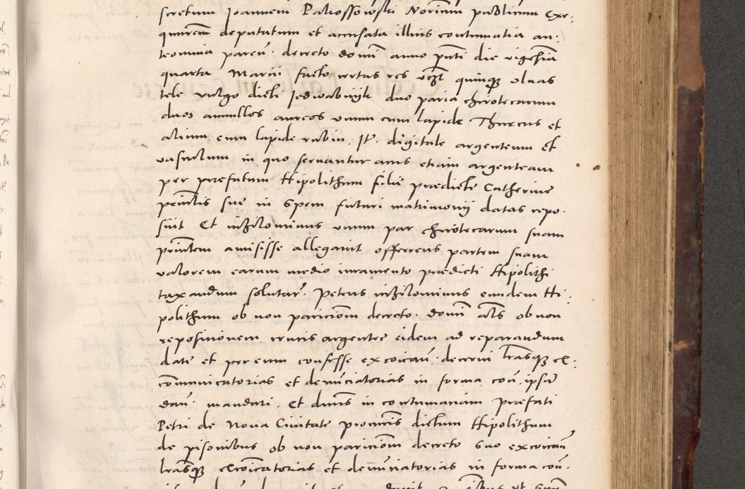 Zdjęcie nr 423 dla obiektu archiwalnego: Acta actorum causarum, sentenciarum tam diffinitivarum quam interloquutoriarum, decretorum, obligationum, quietationum et constitucionum procuratorum coram reverendo domino Bartholomeo Ganthkowski cancellario Gnesnensi, archidiacono et reverendissimi in Christo patris domini Andree Dei gratia episcopi Cracoviensis vicario in spiritualibus generali Cracoviensi ad annum Domini millesimum quingentesimum quingentesimum secundum, cuius indictio decima, pontificatus Julii pape tercii, annus tercius, foeliciter continuantur.