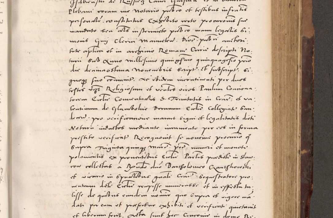 Zdjęcie nr 421 dla obiektu archiwalnego: Acta actorum causarum, sentenciarum tam diffinitivarum quam interloquutoriarum, decretorum, obligationum, quietationum et constitucionum procuratorum coram reverendo domino Bartholomeo Ganthkowski cancellario Gnesnensi, archidiacono et reverendissimi in Christo patris domini Andree Dei gratia episcopi Cracoviensis vicario in spiritualibus generali Cracoviensi ad annum Domini millesimum quingentesimum quingentesimum secundum, cuius indictio decima, pontificatus Julii pape tercii, annus tercius, foeliciter continuantur.