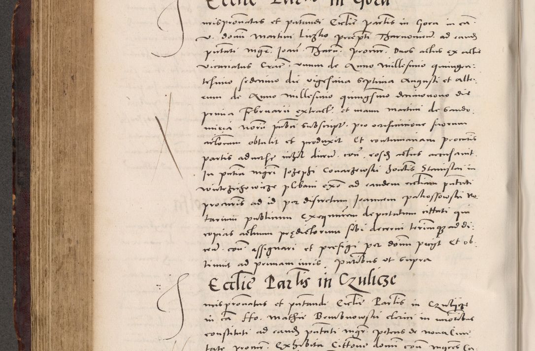 Zdjęcie nr 416 dla obiektu archiwalnego: Acta actorum causarum, sentenciarum tam diffinitivarum quam interloquutoriarum, decretorum, obligationum, quietationum et constitucionum procuratorum coram reverendo domino Bartholomeo Ganthkowski cancellario Gnesnensi, archidiacono et reverendissimi in Christo patris domini Andree Dei gratia episcopi Cracoviensis vicario in spiritualibus generali Cracoviensi ad annum Domini millesimum quingentesimum quingentesimum secundum, cuius indictio decima, pontificatus Julii pape tercii, annus tercius, foeliciter continuantur.