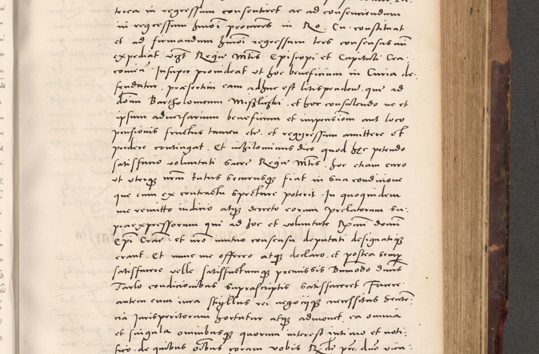 Zdjęcie nr 411 dla obiektu archiwalnego: Acta actorum causarum, sentenciarum tam diffinitivarum quam interloquutoriarum, decretorum, obligationum, quietationum et constitucionum procuratorum coram reverendo domino Bartholomeo Ganthkowski cancellario Gnesnensi, archidiacono et reverendissimi in Christo patris domini Andree Dei gratia episcopi Cracoviensis vicario in spiritualibus generali Cracoviensi ad annum Domini millesimum quingentesimum quingentesimum secundum, cuius indictio decima, pontificatus Julii pape tercii, annus tercius, foeliciter continuantur.