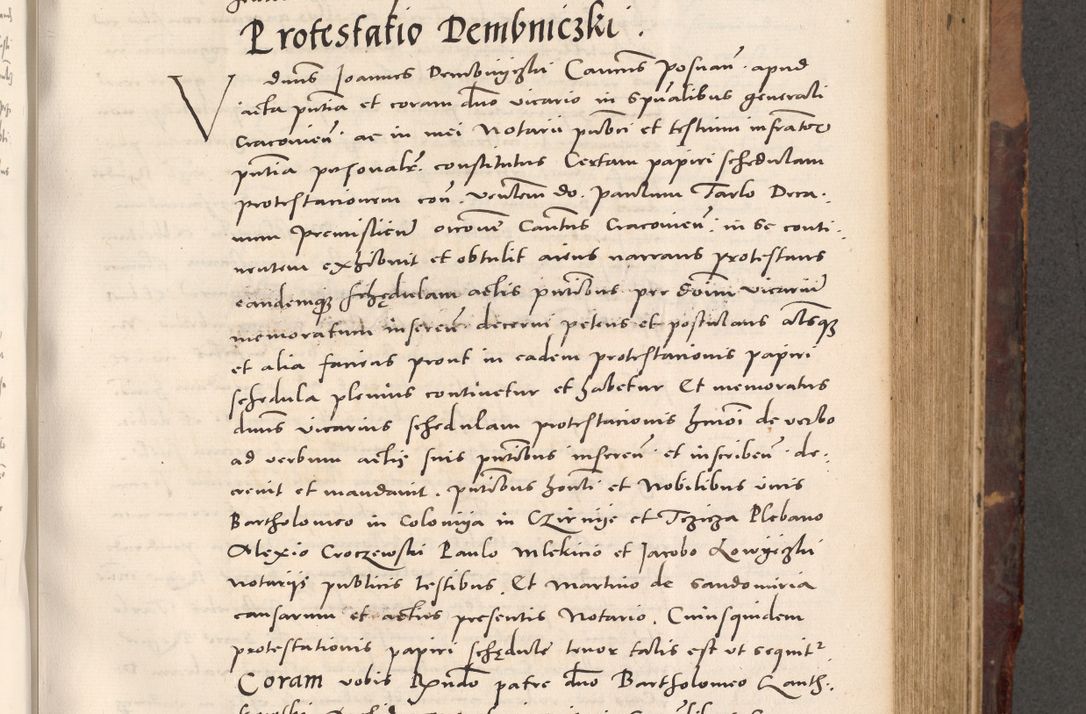Zdjęcie nr 409 dla obiektu archiwalnego: Acta actorum causarum, sentenciarum tam diffinitivarum quam interloquutoriarum, decretorum, obligationum, quietationum et constitucionum procuratorum coram reverendo domino Bartholomeo Ganthkowski cancellario Gnesnensi, archidiacono et reverendissimi in Christo patris domini Andree Dei gratia episcopi Cracoviensis vicario in spiritualibus generali Cracoviensi ad annum Domini millesimum quingentesimum quingentesimum secundum, cuius indictio decima, pontificatus Julii pape tercii, annus tercius, foeliciter continuantur.