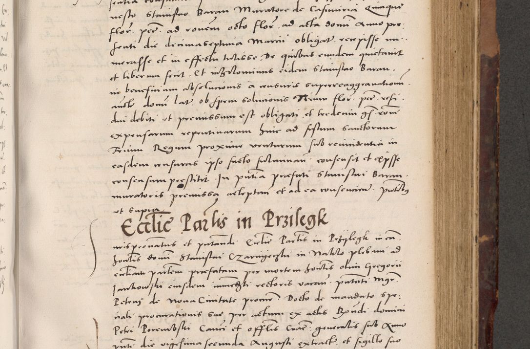 Zdjęcie nr 407 dla obiektu archiwalnego: Acta actorum causarum, sentenciarum tam diffinitivarum quam interloquutoriarum, decretorum, obligationum, quietationum et constitucionum procuratorum coram reverendo domino Bartholomeo Ganthkowski cancellario Gnesnensi, archidiacono et reverendissimi in Christo patris domini Andree Dei gratia episcopi Cracoviensis vicario in spiritualibus generali Cracoviensi ad annum Domini millesimum quingentesimum quingentesimum secundum, cuius indictio decima, pontificatus Julii pape tercii, annus tercius, foeliciter continuantur.