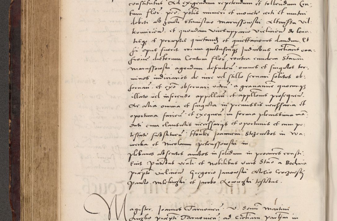 Zdjęcie nr 406 dla obiektu archiwalnego: Acta actorum causarum, sentenciarum tam diffinitivarum quam interloquutoriarum, decretorum, obligationum, quietationum et constitucionum procuratorum coram reverendo domino Bartholomeo Ganthkowski cancellario Gnesnensi, archidiacono et reverendissimi in Christo patris domini Andree Dei gratia episcopi Cracoviensis vicario in spiritualibus generali Cracoviensi ad annum Domini millesimum quingentesimum quingentesimum secundum, cuius indictio decima, pontificatus Julii pape tercii, annus tercius, foeliciter continuantur.
