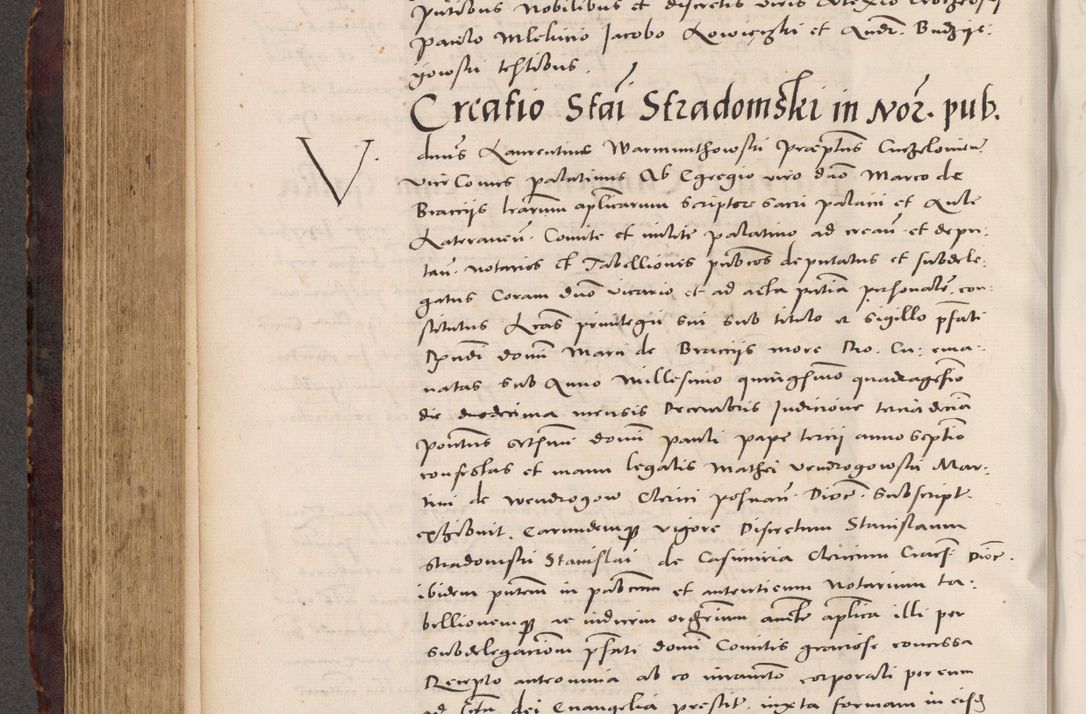 Zdjęcie nr 404 dla obiektu archiwalnego: Acta actorum causarum, sentenciarum tam diffinitivarum quam interloquutoriarum, decretorum, obligationum, quietationum et constitucionum procuratorum coram reverendo domino Bartholomeo Ganthkowski cancellario Gnesnensi, archidiacono et reverendissimi in Christo patris domini Andree Dei gratia episcopi Cracoviensis vicario in spiritualibus generali Cracoviensi ad annum Domini millesimum quingentesimum quingentesimum secundum, cuius indictio decima, pontificatus Julii pape tercii, annus tercius, foeliciter continuantur.