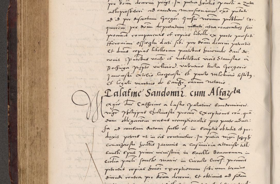 Zdjęcie nr 402 dla obiektu archiwalnego: Acta actorum causarum, sentenciarum tam diffinitivarum quam interloquutoriarum, decretorum, obligationum, quietationum et constitucionum procuratorum coram reverendo domino Bartholomeo Ganthkowski cancellario Gnesnensi, archidiacono et reverendissimi in Christo patris domini Andree Dei gratia episcopi Cracoviensis vicario in spiritualibus generali Cracoviensi ad annum Domini millesimum quingentesimum quingentesimum secundum, cuius indictio decima, pontificatus Julii pape tercii, annus tercius, foeliciter continuantur.