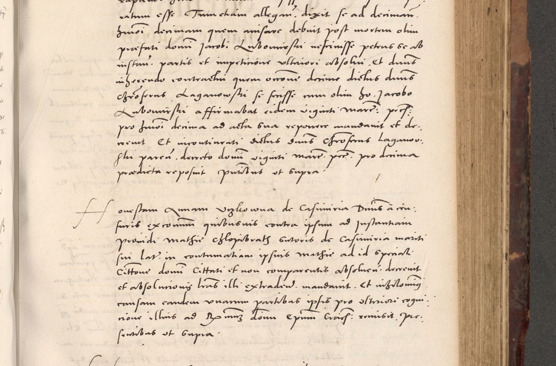 Zdjęcie nr 399 dla obiektu archiwalnego: Acta actorum causarum, sentenciarum tam diffinitivarum quam interloquutoriarum, decretorum, obligationum, quietationum et constitucionum procuratorum coram reverendo domino Bartholomeo Ganthkowski cancellario Gnesnensi, archidiacono et reverendissimi in Christo patris domini Andree Dei gratia episcopi Cracoviensis vicario in spiritualibus generali Cracoviensi ad annum Domini millesimum quingentesimum quingentesimum secundum, cuius indictio decima, pontificatus Julii pape tercii, annus tercius, foeliciter continuantur.