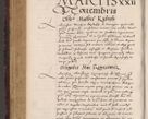 Zdjęcie nr 400 dla obiektu archiwalnego: Acta actorum causarum, sentenciarum tam diffinitivarum quam interloquutoriarum, decretorum, obligationum, quietationum et constitucionum procuratorum coram reverendo domino Bartholomeo Ganthkowski cancellario Gnesnensi, archidiacono et reverendissimi in Christo patris domini Andree Dei gratia episcopi Cracoviensis vicario in spiritualibus generali Cracoviensi ad annum Domini millesimum quingentesimum quingentesimum secundum, cuius indictio decima, pontificatus Julii pape tercii, annus tercius, foeliciter continuantur.