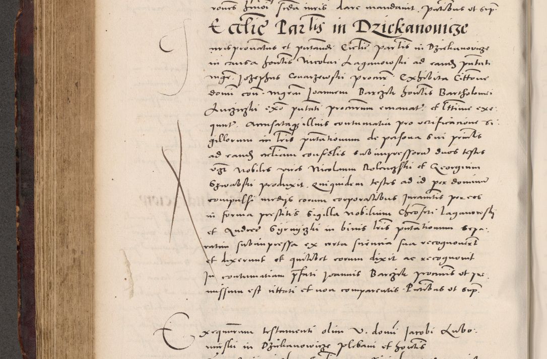 Zdjęcie nr 398 dla obiektu archiwalnego: Acta actorum causarum, sentenciarum tam diffinitivarum quam interloquutoriarum, decretorum, obligationum, quietationum et constitucionum procuratorum coram reverendo domino Bartholomeo Ganthkowski cancellario Gnesnensi, archidiacono et reverendissimi in Christo patris domini Andree Dei gratia episcopi Cracoviensis vicario in spiritualibus generali Cracoviensi ad annum Domini millesimum quingentesimum quingentesimum secundum, cuius indictio decima, pontificatus Julii pape tercii, annus tercius, foeliciter continuantur.