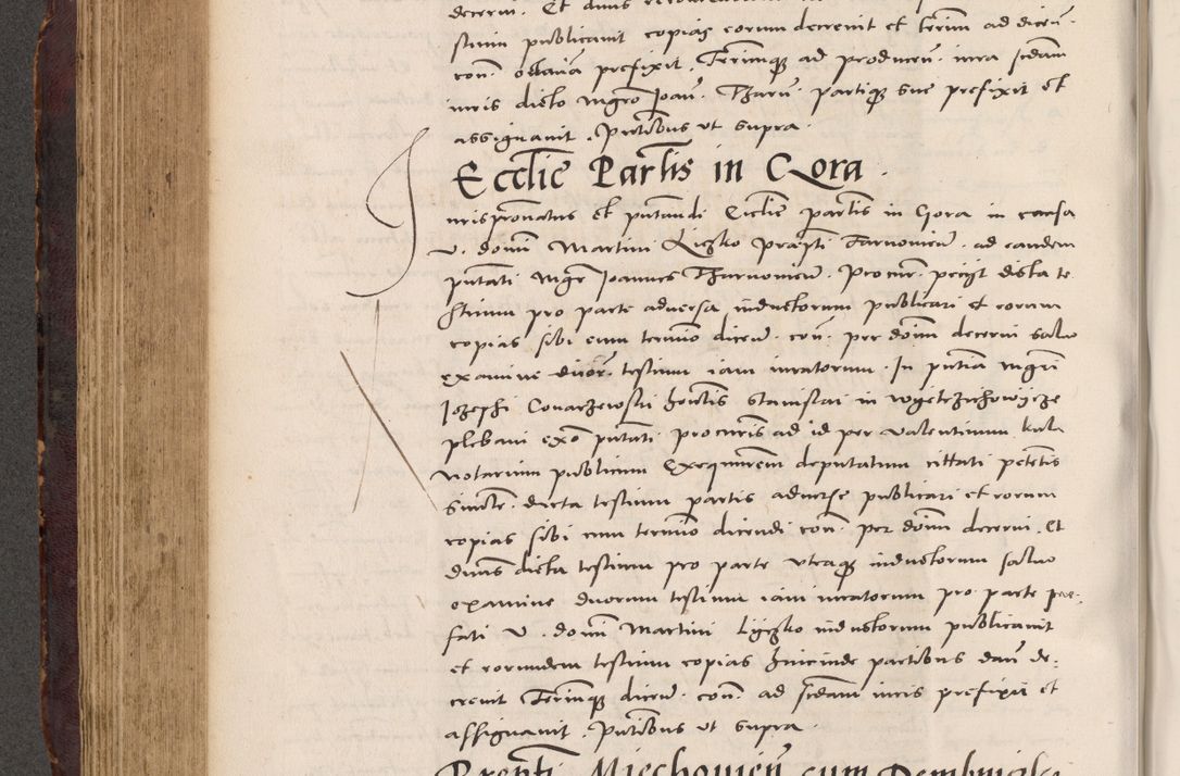 Zdjęcie nr 394 dla obiektu archiwalnego: Acta actorum causarum, sentenciarum tam diffinitivarum quam interloquutoriarum, decretorum, obligationum, quietationum et constitucionum procuratorum coram reverendo domino Bartholomeo Ganthkowski cancellario Gnesnensi, archidiacono et reverendissimi in Christo patris domini Andree Dei gratia episcopi Cracoviensis vicario in spiritualibus generali Cracoviensi ad annum Domini millesimum quingentesimum quingentesimum secundum, cuius indictio decima, pontificatus Julii pape tercii, annus tercius, foeliciter continuantur.