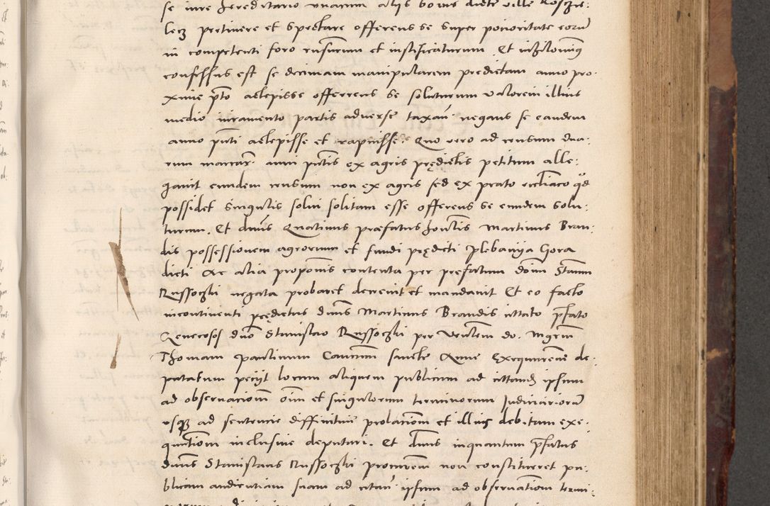 Zdjęcie nr 393 dla obiektu archiwalnego: Acta actorum causarum, sentenciarum tam diffinitivarum quam interloquutoriarum, decretorum, obligationum, quietationum et constitucionum procuratorum coram reverendo domino Bartholomeo Ganthkowski cancellario Gnesnensi, archidiacono et reverendissimi in Christo patris domini Andree Dei gratia episcopi Cracoviensis vicario in spiritualibus generali Cracoviensi ad annum Domini millesimum quingentesimum quingentesimum secundum, cuius indictio decima, pontificatus Julii pape tercii, annus tercius, foeliciter continuantur.