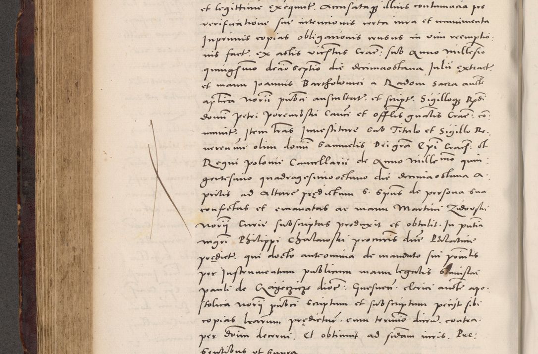 Zdjęcie nr 388 dla obiektu archiwalnego: Acta actorum causarum, sentenciarum tam diffinitivarum quam interloquutoriarum, decretorum, obligationum, quietationum et constitucionum procuratorum coram reverendo domino Bartholomeo Ganthkowski cancellario Gnesnensi, archidiacono et reverendissimi in Christo patris domini Andree Dei gratia episcopi Cracoviensis vicario in spiritualibus generali Cracoviensi ad annum Domini millesimum quingentesimum quingentesimum secundum, cuius indictio decima, pontificatus Julii pape tercii, annus tercius, foeliciter continuantur.