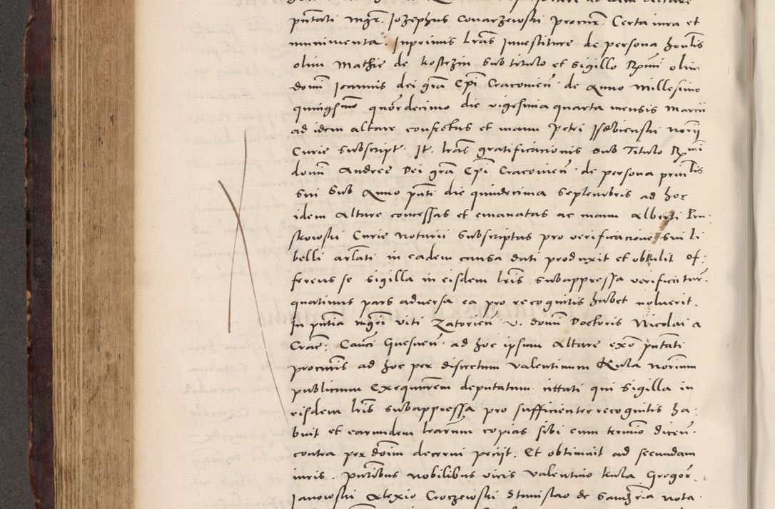 Zdjęcie nr 386 dla obiektu archiwalnego: Acta actorum causarum, sentenciarum tam diffinitivarum quam interloquutoriarum, decretorum, obligationum, quietationum et constitucionum procuratorum coram reverendo domino Bartholomeo Ganthkowski cancellario Gnesnensi, archidiacono et reverendissimi in Christo patris domini Andree Dei gratia episcopi Cracoviensis vicario in spiritualibus generali Cracoviensi ad annum Domini millesimum quingentesimum quingentesimum secundum, cuius indictio decima, pontificatus Julii pape tercii, annus tercius, foeliciter continuantur.