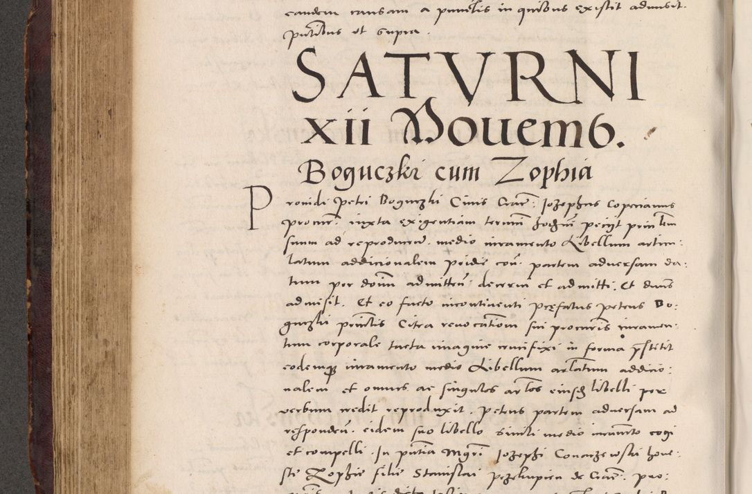 Zdjęcie nr 384 dla obiektu archiwalnego: Acta actorum causarum, sentenciarum tam diffinitivarum quam interloquutoriarum, decretorum, obligationum, quietationum et constitucionum procuratorum coram reverendo domino Bartholomeo Ganthkowski cancellario Gnesnensi, archidiacono et reverendissimi in Christo patris domini Andree Dei gratia episcopi Cracoviensis vicario in spiritualibus generali Cracoviensi ad annum Domini millesimum quingentesimum quingentesimum secundum, cuius indictio decima, pontificatus Julii pape tercii, annus tercius, foeliciter continuantur.