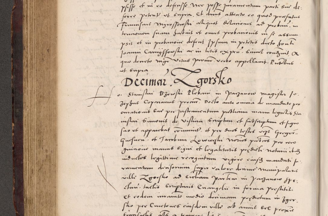 Zdjęcie nr 378 dla obiektu archiwalnego: Acta actorum causarum, sentenciarum tam diffinitivarum quam interloquutoriarum, decretorum, obligationum, quietationum et constitucionum procuratorum coram reverendo domino Bartholomeo Ganthkowski cancellario Gnesnensi, archidiacono et reverendissimi in Christo patris domini Andree Dei gratia episcopi Cracoviensis vicario in spiritualibus generali Cracoviensi ad annum Domini millesimum quingentesimum quingentesimum secundum, cuius indictio decima, pontificatus Julii pape tercii, annus tercius, foeliciter continuantur.