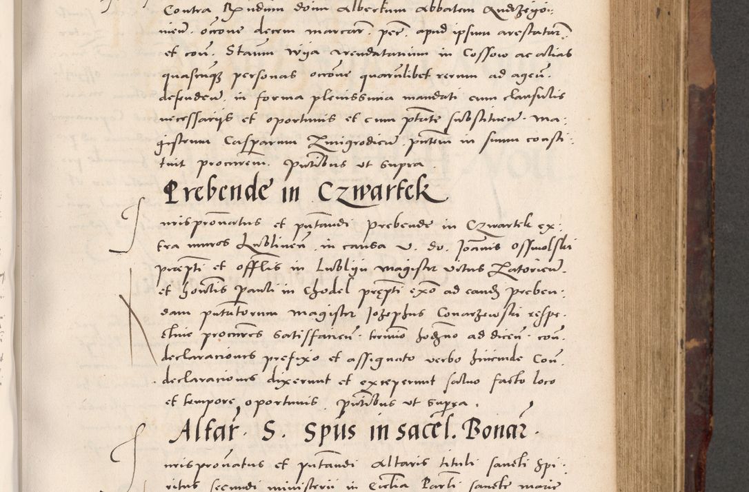 Zdjęcie nr 369 dla obiektu archiwalnego: Acta actorum causarum, sentenciarum tam diffinitivarum quam interloquutoriarum, decretorum, obligationum, quietationum et constitucionum procuratorum coram reverendo domino Bartholomeo Ganthkowski cancellario Gnesnensi, archidiacono et reverendissimi in Christo patris domini Andree Dei gratia episcopi Cracoviensis vicario in spiritualibus generali Cracoviensi ad annum Domini millesimum quingentesimum quingentesimum secundum, cuius indictio decima, pontificatus Julii pape tercii, annus tercius, foeliciter continuantur.