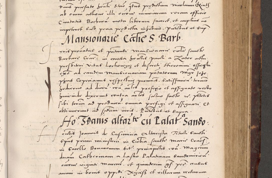 Zdjęcie nr 363 dla obiektu archiwalnego: Acta actorum causarum, sentenciarum tam diffinitivarum quam interloquutoriarum, decretorum, obligationum, quietationum et constitucionum procuratorum coram reverendo domino Bartholomeo Ganthkowski cancellario Gnesnensi, archidiacono et reverendissimi in Christo patris domini Andree Dei gratia episcopi Cracoviensis vicario in spiritualibus generali Cracoviensi ad annum Domini millesimum quingentesimum quingentesimum secundum, cuius indictio decima, pontificatus Julii pape tercii, annus tercius, foeliciter continuantur.