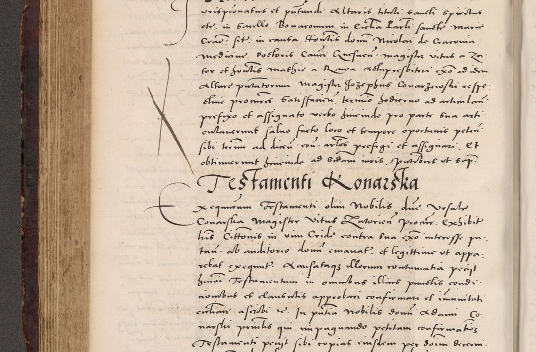 Zdjęcie nr 356 dla obiektu archiwalnego: Acta actorum causarum, sentenciarum tam diffinitivarum quam interloquutoriarum, decretorum, obligationum, quietationum et constitucionum procuratorum coram reverendo domino Bartholomeo Ganthkowski cancellario Gnesnensi, archidiacono et reverendissimi in Christo patris domini Andree Dei gratia episcopi Cracoviensis vicario in spiritualibus generali Cracoviensi ad annum Domini millesimum quingentesimum quingentesimum secundum, cuius indictio decima, pontificatus Julii pape tercii, annus tercius, foeliciter continuantur.