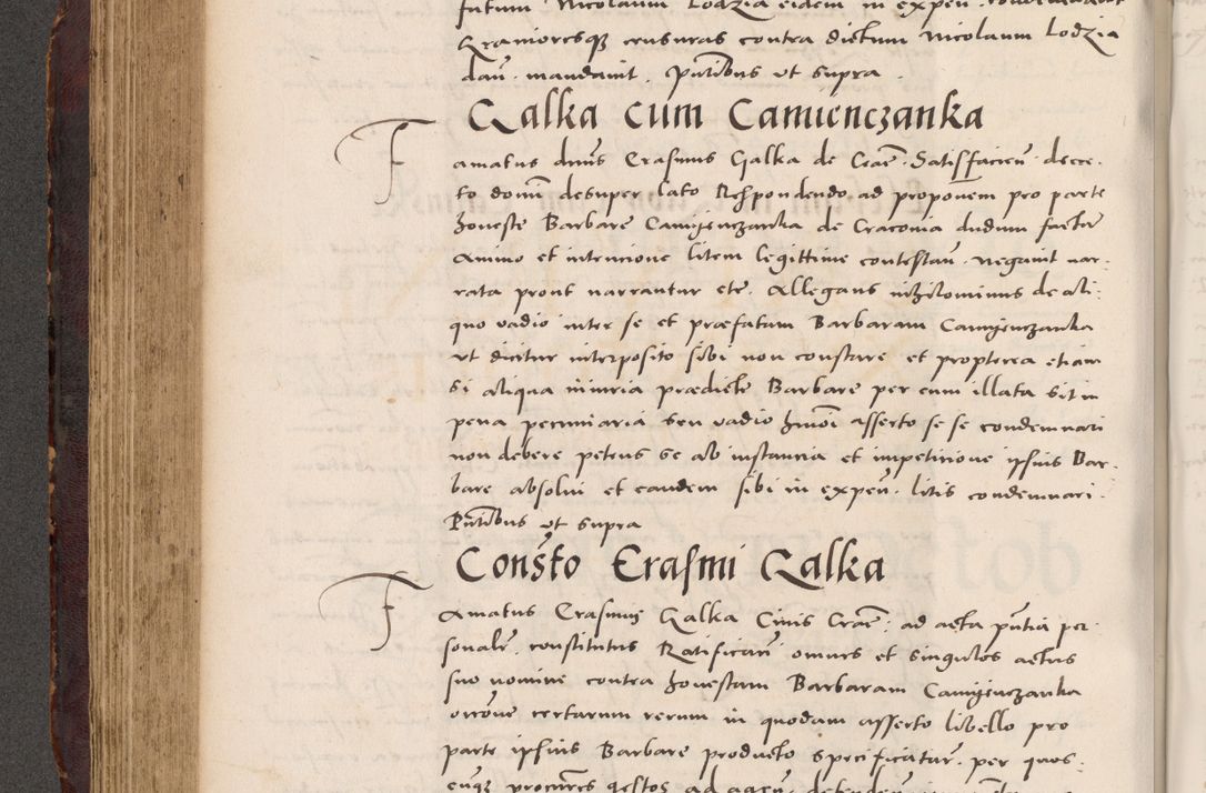 Zdjęcie nr 348 dla obiektu archiwalnego: Acta actorum causarum, sentenciarum tam diffinitivarum quam interloquutoriarum, decretorum, obligationum, quietationum et constitucionum procuratorum coram reverendo domino Bartholomeo Ganthkowski cancellario Gnesnensi, archidiacono et reverendissimi in Christo patris domini Andree Dei gratia episcopi Cracoviensis vicario in spiritualibus generali Cracoviensi ad annum Domini millesimum quingentesimum quingentesimum secundum, cuius indictio decima, pontificatus Julii pape tercii, annus tercius, foeliciter continuantur.
