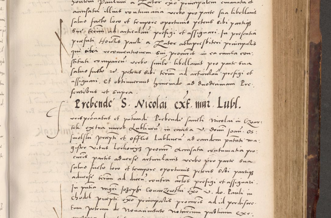 Zdjęcie nr 343 dla obiektu archiwalnego: Acta actorum causarum, sentenciarum tam diffinitivarum quam interloquutoriarum, decretorum, obligationum, quietationum et constitucionum procuratorum coram reverendo domino Bartholomeo Ganthkowski cancellario Gnesnensi, archidiacono et reverendissimi in Christo patris domini Andree Dei gratia episcopi Cracoviensis vicario in spiritualibus generali Cracoviensi ad annum Domini millesimum quingentesimum quingentesimum secundum, cuius indictio decima, pontificatus Julii pape tercii, annus tercius, foeliciter continuantur.
