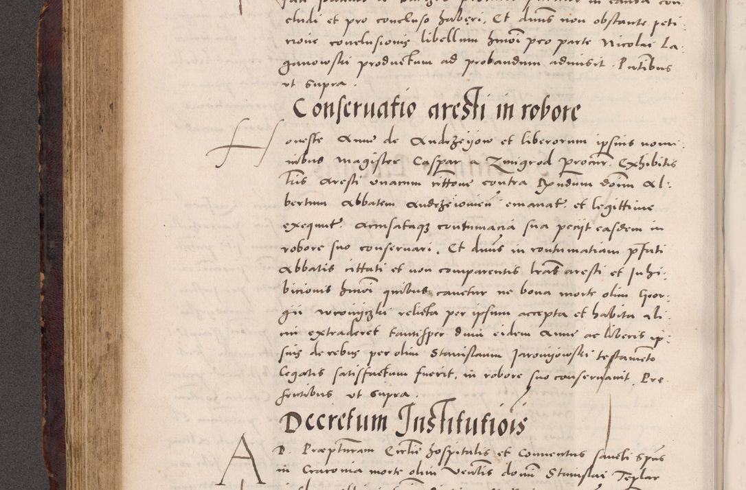 Zdjęcie nr 336 dla obiektu archiwalnego: Acta actorum causarum, sentenciarum tam diffinitivarum quam interloquutoriarum, decretorum, obligationum, quietationum et constitucionum procuratorum coram reverendo domino Bartholomeo Ganthkowski cancellario Gnesnensi, archidiacono et reverendissimi in Christo patris domini Andree Dei gratia episcopi Cracoviensis vicario in spiritualibus generali Cracoviensi ad annum Domini millesimum quingentesimum quingentesimum secundum, cuius indictio decima, pontificatus Julii pape tercii, annus tercius, foeliciter continuantur.