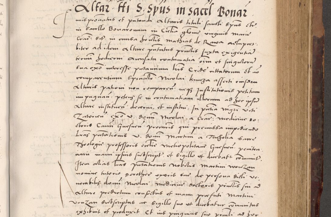 Zdjęcie nr 337 dla obiektu archiwalnego: Acta actorum causarum, sentenciarum tam diffinitivarum quam interloquutoriarum, decretorum, obligationum, quietationum et constitucionum procuratorum coram reverendo domino Bartholomeo Ganthkowski cancellario Gnesnensi, archidiacono et reverendissimi in Christo patris domini Andree Dei gratia episcopi Cracoviensis vicario in spiritualibus generali Cracoviensi ad annum Domini millesimum quingentesimum quingentesimum secundum, cuius indictio decima, pontificatus Julii pape tercii, annus tercius, foeliciter continuantur.