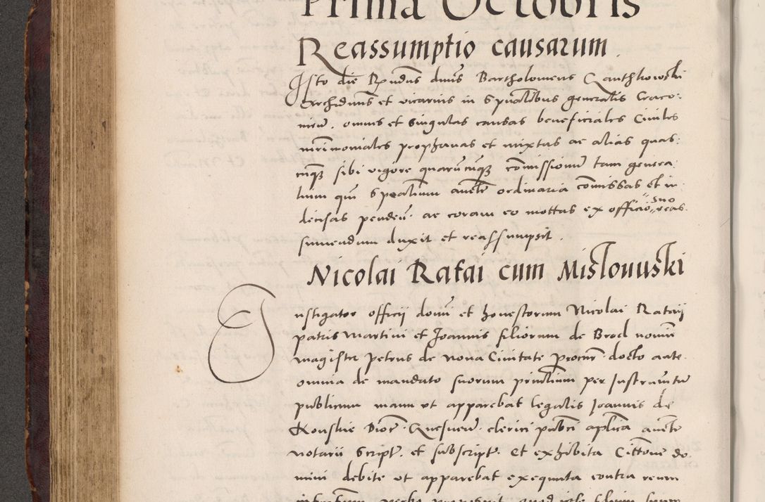Zdjęcie nr 332 dla obiektu archiwalnego: Acta actorum causarum, sentenciarum tam diffinitivarum quam interloquutoriarum, decretorum, obligationum, quietationum et constitucionum procuratorum coram reverendo domino Bartholomeo Ganthkowski cancellario Gnesnensi, archidiacono et reverendissimi in Christo patris domini Andree Dei gratia episcopi Cracoviensis vicario in spiritualibus generali Cracoviensi ad annum Domini millesimum quingentesimum quingentesimum secundum, cuius indictio decima, pontificatus Julii pape tercii, annus tercius, foeliciter continuantur.