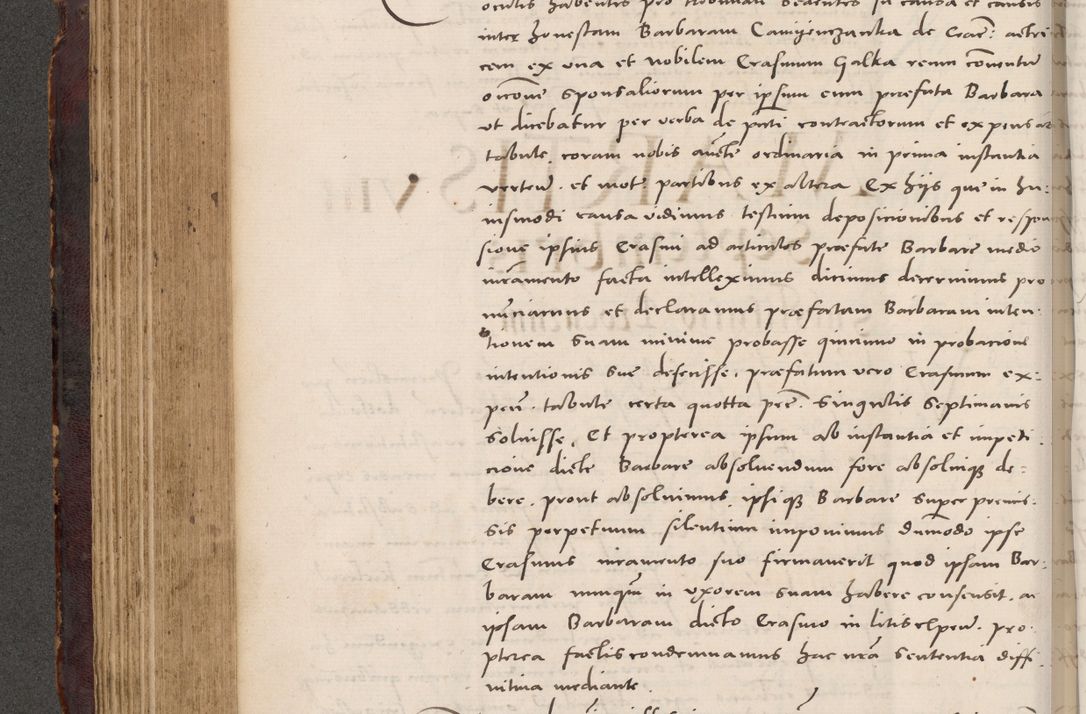 Zdjęcie nr 328 dla obiektu archiwalnego: Acta actorum causarum, sentenciarum tam diffinitivarum quam interloquutoriarum, decretorum, obligationum, quietationum et constitucionum procuratorum coram reverendo domino Bartholomeo Ganthkowski cancellario Gnesnensi, archidiacono et reverendissimi in Christo patris domini Andree Dei gratia episcopi Cracoviensis vicario in spiritualibus generali Cracoviensi ad annum Domini millesimum quingentesimum quingentesimum secundum, cuius indictio decima, pontificatus Julii pape tercii, annus tercius, foeliciter continuantur.