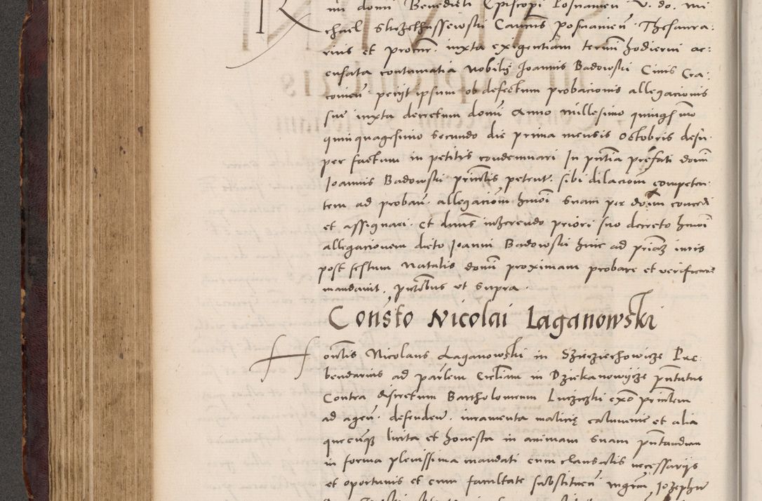 Zdjęcie nr 324 dla obiektu archiwalnego: Acta actorum causarum, sentenciarum tam diffinitivarum quam interloquutoriarum, decretorum, obligationum, quietationum et constitucionum procuratorum coram reverendo domino Bartholomeo Ganthkowski cancellario Gnesnensi, archidiacono et reverendissimi in Christo patris domini Andree Dei gratia episcopi Cracoviensis vicario in spiritualibus generali Cracoviensi ad annum Domini millesimum quingentesimum quingentesimum secundum, cuius indictio decima, pontificatus Julii pape tercii, annus tercius, foeliciter continuantur.