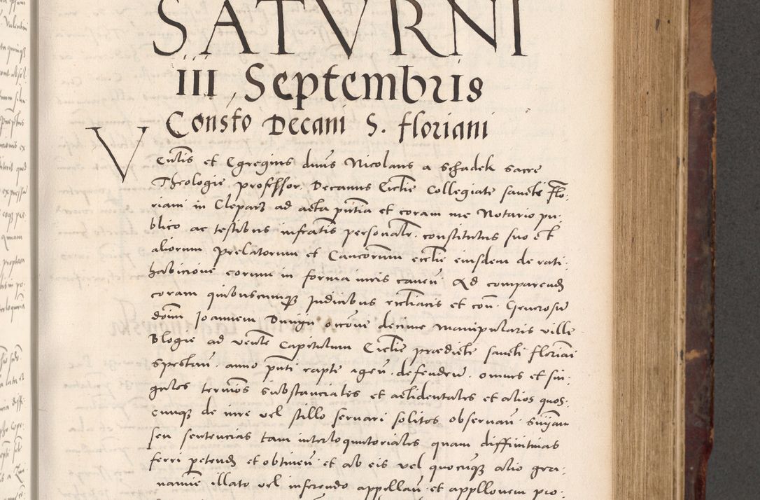 Zdjęcie nr 323 dla obiektu archiwalnego: Acta actorum causarum, sentenciarum tam diffinitivarum quam interloquutoriarum, decretorum, obligationum, quietationum et constitucionum procuratorum coram reverendo domino Bartholomeo Ganthkowski cancellario Gnesnensi, archidiacono et reverendissimi in Christo patris domini Andree Dei gratia episcopi Cracoviensis vicario in spiritualibus generali Cracoviensi ad annum Domini millesimum quingentesimum quingentesimum secundum, cuius indictio decima, pontificatus Julii pape tercii, annus tercius, foeliciter continuantur.
