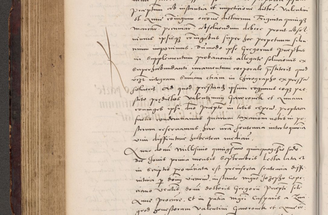 Zdjęcie nr 322 dla obiektu archiwalnego: Acta actorum causarum, sentenciarum tam diffinitivarum quam interloquutoriarum, decretorum, obligationum, quietationum et constitucionum procuratorum coram reverendo domino Bartholomeo Ganthkowski cancellario Gnesnensi, archidiacono et reverendissimi in Christo patris domini Andree Dei gratia episcopi Cracoviensis vicario in spiritualibus generali Cracoviensi ad annum Domini millesimum quingentesimum quingentesimum secundum, cuius indictio decima, pontificatus Julii pape tercii, annus tercius, foeliciter continuantur.