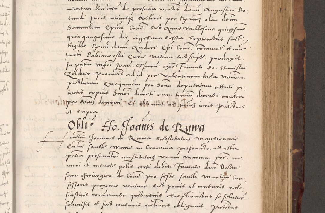 Zdjęcie nr 319 dla obiektu archiwalnego: Acta actorum causarum, sentenciarum tam diffinitivarum quam interloquutoriarum, decretorum, obligationum, quietationum et constitucionum procuratorum coram reverendo domino Bartholomeo Ganthkowski cancellario Gnesnensi, archidiacono et reverendissimi in Christo patris domini Andree Dei gratia episcopi Cracoviensis vicario in spiritualibus generali Cracoviensi ad annum Domini millesimum quingentesimum quingentesimum secundum, cuius indictio decima, pontificatus Julii pape tercii, annus tercius, foeliciter continuantur.