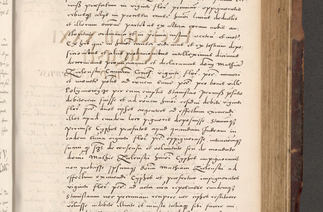 Zdjęcie nr 315 dla obiektu archiwalnego: Acta actorum causarum, sentenciarum tam diffinitivarum quam interloquutoriarum, decretorum, obligationum, quietationum et constitucionum procuratorum coram reverendo domino Bartholomeo Ganthkowski cancellario Gnesnensi, archidiacono et reverendissimi in Christo patris domini Andree Dei gratia episcopi Cracoviensis vicario in spiritualibus generali Cracoviensi ad annum Domini millesimum quingentesimum quingentesimum secundum, cuius indictio decima, pontificatus Julii pape tercii, annus tercius, foeliciter continuantur.