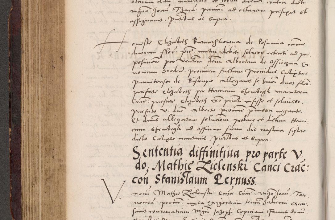 Zdjęcie nr 314 dla obiektu archiwalnego: Acta actorum causarum, sentenciarum tam diffinitivarum quam interloquutoriarum, decretorum, obligationum, quietationum et constitucionum procuratorum coram reverendo domino Bartholomeo Ganthkowski cancellario Gnesnensi, archidiacono et reverendissimi in Christo patris domini Andree Dei gratia episcopi Cracoviensis vicario in spiritualibus generali Cracoviensi ad annum Domini millesimum quingentesimum quingentesimum secundum, cuius indictio decima, pontificatus Julii pape tercii, annus tercius, foeliciter continuantur.