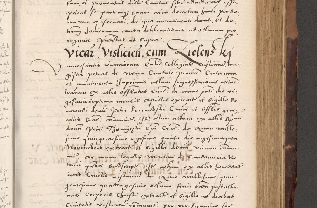 Zdjęcie nr 313 dla obiektu archiwalnego: Acta actorum causarum, sentenciarum tam diffinitivarum quam interloquutoriarum, decretorum, obligationum, quietationum et constitucionum procuratorum coram reverendo domino Bartholomeo Ganthkowski cancellario Gnesnensi, archidiacono et reverendissimi in Christo patris domini Andree Dei gratia episcopi Cracoviensis vicario in spiritualibus generali Cracoviensi ad annum Domini millesimum quingentesimum quingentesimum secundum, cuius indictio decima, pontificatus Julii pape tercii, annus tercius, foeliciter continuantur.