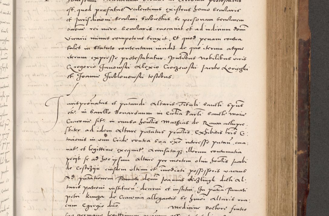 Zdjęcie nr 303 dla obiektu archiwalnego: Acta actorum causarum, sentenciarum tam diffinitivarum quam interloquutoriarum, decretorum, obligationum, quietationum et constitucionum procuratorum coram reverendo domino Bartholomeo Ganthkowski cancellario Gnesnensi, archidiacono et reverendissimi in Christo patris domini Andree Dei gratia episcopi Cracoviensis vicario in spiritualibus generali Cracoviensi ad annum Domini millesimum quingentesimum quingentesimum secundum, cuius indictio decima, pontificatus Julii pape tercii, annus tercius, foeliciter continuantur.