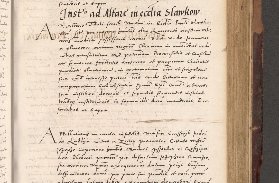 Zdjęcie nr 299 dla obiektu archiwalnego: Acta actorum causarum, sentenciarum tam diffinitivarum quam interloquutoriarum, decretorum, obligationum, quietationum et constitucionum procuratorum coram reverendo domino Bartholomeo Ganthkowski cancellario Gnesnensi, archidiacono et reverendissimi in Christo patris domini Andree Dei gratia episcopi Cracoviensis vicario in spiritualibus generali Cracoviensi ad annum Domini millesimum quingentesimum quingentesimum secundum, cuius indictio decima, pontificatus Julii pape tercii, annus tercius, foeliciter continuantur.