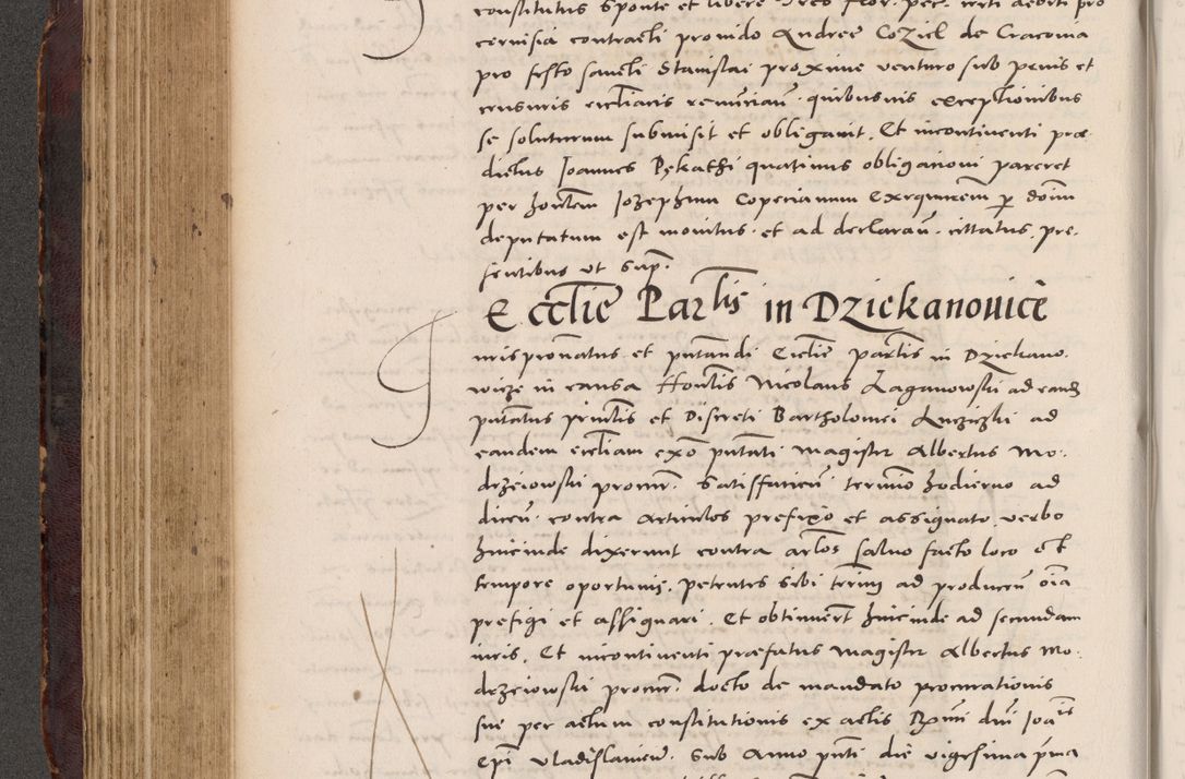 Zdjęcie nr 298 dla obiektu archiwalnego: Acta actorum causarum, sentenciarum tam diffinitivarum quam interloquutoriarum, decretorum, obligationum, quietationum et constitucionum procuratorum coram reverendo domino Bartholomeo Ganthkowski cancellario Gnesnensi, archidiacono et reverendissimi in Christo patris domini Andree Dei gratia episcopi Cracoviensis vicario in spiritualibus generali Cracoviensi ad annum Domini millesimum quingentesimum quingentesimum secundum, cuius indictio decima, pontificatus Julii pape tercii, annus tercius, foeliciter continuantur.