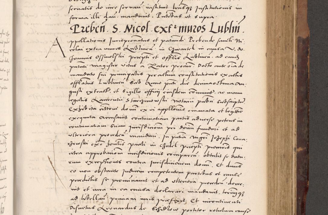 Zdjęcie nr 295 dla obiektu archiwalnego: Acta actorum causarum, sentenciarum tam diffinitivarum quam interloquutoriarum, decretorum, obligationum, quietationum et constitucionum procuratorum coram reverendo domino Bartholomeo Ganthkowski cancellario Gnesnensi, archidiacono et reverendissimi in Christo patris domini Andree Dei gratia episcopi Cracoviensis vicario in spiritualibus generali Cracoviensi ad annum Domini millesimum quingentesimum quingentesimum secundum, cuius indictio decima, pontificatus Julii pape tercii, annus tercius, foeliciter continuantur.